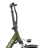 Bicicleta electrica pliabila ULZOMO E-bike Dolphin 20, 350W, 36V 13Ah, autonomie 89km, viteza maxima 25km/h, Green, 20'' - 5