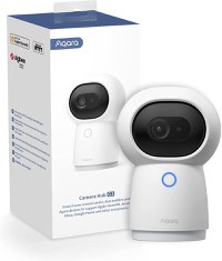 Camera de supraveghere interior AQARA Camera Hub G3, 2K, Unghi 360°, Recunoastere faciala, Functie hub - 1