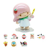 Cutie cu figurina surpriza MINISO, seria Sanrio Characters Strawberry Field Blind Box Figure Model, Mai multe modele - 1