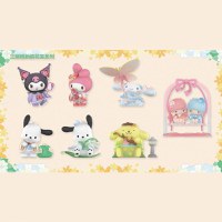 Cutie cu figurina surpriza MINISO, seria Sanrio Rhyme Flower Collection Blind Box, Mai multe modele - 1