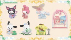 Cutie cu figurina surpriza MINISO, seria Sanrio Rhyme Flower Collection Blind Box, Mai multe modele