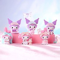 Figurina surpriza MINISO, seria Sanrio Characters Pajamas Sweetheart Blind Box Figure Model - 7