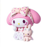 Figurina surpriza MINISO, seria Sanrio Characters Pajamas Sweetheart Blind Box Figure Model - 1