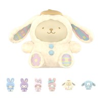 Figurina surpriza MINISO, seria Sanrio Characters Rabbit Series Flock Blind Box Figure Model - 1