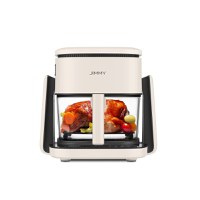 Friteuza cu aer cald JIMMY Air Fryer, Pan Fryer 2-in-1 4L, 1100W, 8 programe, Display HD Touch Screen - 6