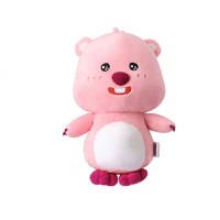 Jucarie de plus MINISO, din seria Zanmang Loopy Collection 10" Expression Plush Toy (2 Assorted Models: Sparkling, Glasses) - 3