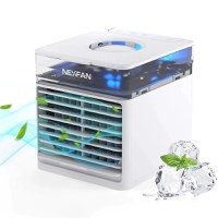 Mini Racitor aer portabil Nexfan Air Cooler cu functii racire, umidificare si purificare aer Alb - 1