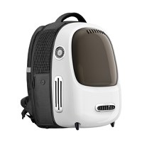 Rucsac cu hublou PETKIT Cat Travel Bag, Ventilare, Sistem iluminare, White - 2