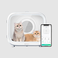 Uscator Smart PETKIT AirSalon Max pentru animale de companie, Capacitate 60L, Ecran tactil, Bluetooth, Putere 900W - 1