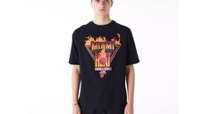 NBA FLAME GRAPHIC OS TEE