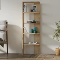 Biblioteca Evon culoare stejar 160 cm - 1