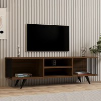 Comoda televizor Galina, pentru living culoare nuc, 160 cm - 1