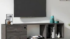 Comoda televizor Susana pentru living culoare antracit 140 cm