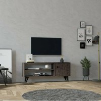 Comoda tv Jena pentru living culoare antracit 120 cm - 1