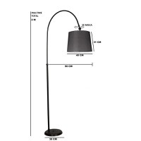 Lampadar negru, Homs,seria lx, 170 cm,40019 - 1