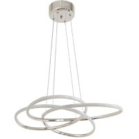 Lustra coloare crom cu led,3 color lumina homs ro,lx,40025 - 1