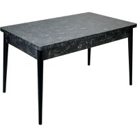 Masa bucaterie Brigitte,culoare negru, 120 cm - 1