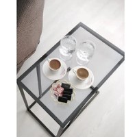 Masuta de cafea sticla,Homs,seria 710,30x40x60 cm,0046 - 1