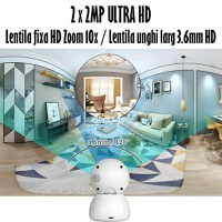 Baby Monitor, FullHD 2MP,Auto Tracking, Vedere Nocturna, Audio-Video,Rotire automata, Rezolutie 1920x1080,Senzor Miscare - 3