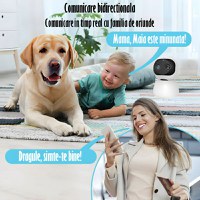 Baby Monitor, FullHD 2MP,Auto Tracking, Vedere Nocturna, Audio-Video,Rotire automata, Rezolutie 1920x1080,Senzor Miscare - 2