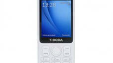 Barphone Telefon Mobil E-Boda Speak T328, 32 MB RAM, Memorie pana la 8 GB cu MicroSD card, Dual Sim, Alb