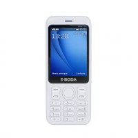 Barphone Telefon Mobil E-Boda Speak T328, 32 MB RAM, Memorie pana la 8 GB cu MicroSD card, Dual Sim, Alb - 1