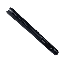 Baston electrosoc si lanterna IdeallStore®, Rowdy X8, metalic, 35 cm, negru, acumulator inclus - 4