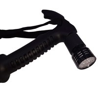 Baston trekking extensibil IdeallStore®, Ol Helper, aluminiu, lampa LED, 110 cm, negru - 4