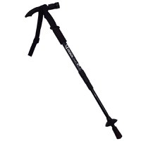 Baston trekking extensibil IdeallStore®, Ol Helper, aluminiu, lampa LED, 110 cm, negru - 3