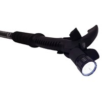 Baston trekking extensibil IdeallStore®, Ol Helper, aluminiu, lampa LED, 110 cm, negru - 6