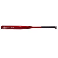 Bata de baseball IdeallStore®, Home Run, aluminiu, 80 cm, rosu - 3