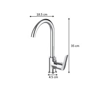 Baterie de chiuveta Z-Inox ZLN8184 Argintie, functionare usoare si de durata - 2