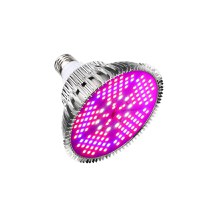 Bec LED pentru cresterea plantelor si legumelor la interior, acvariu, GlowforHome, E27, 100W, 150 Leduri, Argintiu - 14