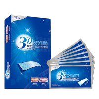 Benzi pentru albirea dintilor profesionala, 3D White Teeth Whitening, fara peroxid - 2