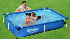 Bestway Piscina Steel Pro, 221 x 150 x 43 cm