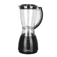 Blender FLORIA ZLN-3080 Negru, Putere 300W, capacitate 1.5L, 3 viteze, Functie puls-Vas plastic - 1