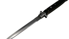 Briceag automat, Italian Blade, Stiletto, otel inoxidabil, 24.5 cm