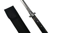 Briceag automat, Italian Blade, Stiletto, otel inoxidabil, 33 cm, husa inclusa