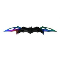 Briceag-cutit doua taisuri,IdeallStore®, Fade Batman Style, multicolor, 32 cm - 1