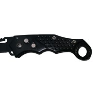 Briceag de buzunar, Tenacious Blade, otel inoxidabil, 16 cm, negru - 3