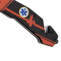 Briceag de vanatoare IdeallStore®, Medical Rescue, 22 cm, otel inoxidabil, negru - 4