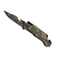 Briceag de vanatoare IdeallStore®, Military Blade, otel inoxidabil, 22 cm, verde - 6