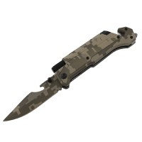 Briceag de vanatoare IdeallStore®, Military Blade, otel inoxidabil, 22 cm, verde - 2