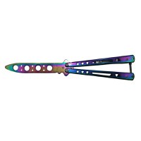 Briceag fluture, Rainbow Clash, antrenament, 22 cm - 2