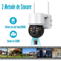 Camera de Supraveghere Video REVOSEâ¢ 5MP 2560x1920, Aplicatie Dedicata, Intelligent Tracking, PTZ,Lan, AP hotspot,Solara - 12