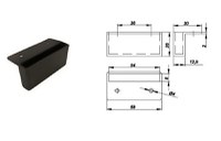 CaSeta plastic pentru suport lamele aplicate pentru somiera - 3