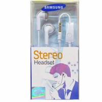 Casti Samsung originale hands-free pentru telefon Samsung, conector 3.5 mm Jack, alb, EHS61ASFWE, BBL636 - 2