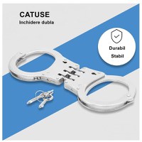 Catuse, otel inoxidabil, IdeallStore®, husa inclusa, 20.5 cm - 6