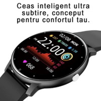 Ceas smartwatch RoHS®,UltraSLIM,Notificari Apeluri/Sms/Social Media, GMonitorizare activitati fizice, somn, ritm cardiac - 6