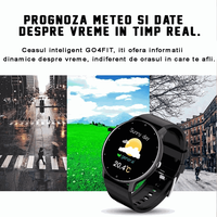 Ceas smartwatch si bratara fitness, Notificari Apeluri/Sms/Social Media, Monitorizare Activitati Fizice Rezistent la Apa - 6